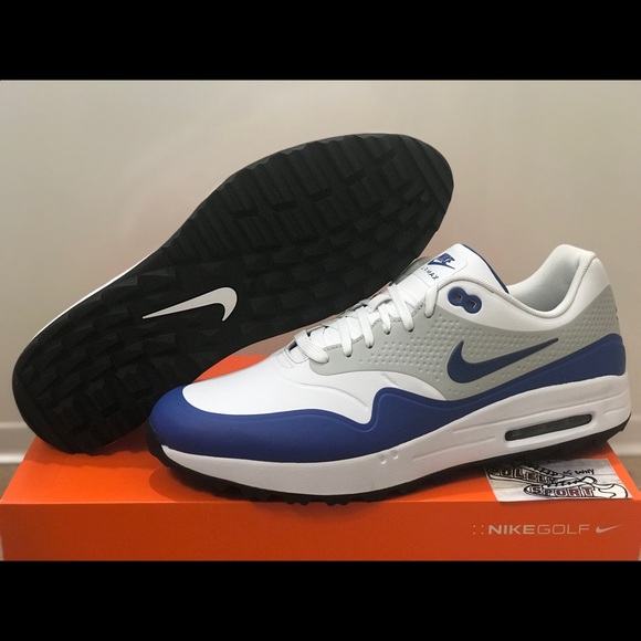 blue nike golf shoes